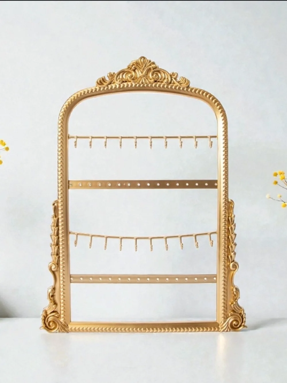Restock Beautiful Gold Decorative Jewelry Organizer Wall Organizer. NIB - Picture 1 of 4